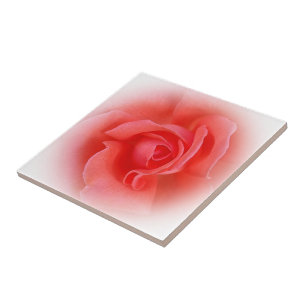 pink coral rose tile