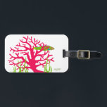 Pink Coral Underwater Luggage Tag<br><div class="desc">A dag dart illustration that pops!  Beautiful  design on a luggage tag.</div>