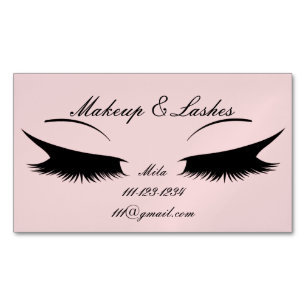 PINK COSMETOLOGIST BUSINESS CARD