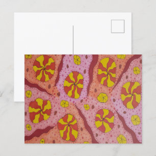 Pink Cosmic Candies Postcard