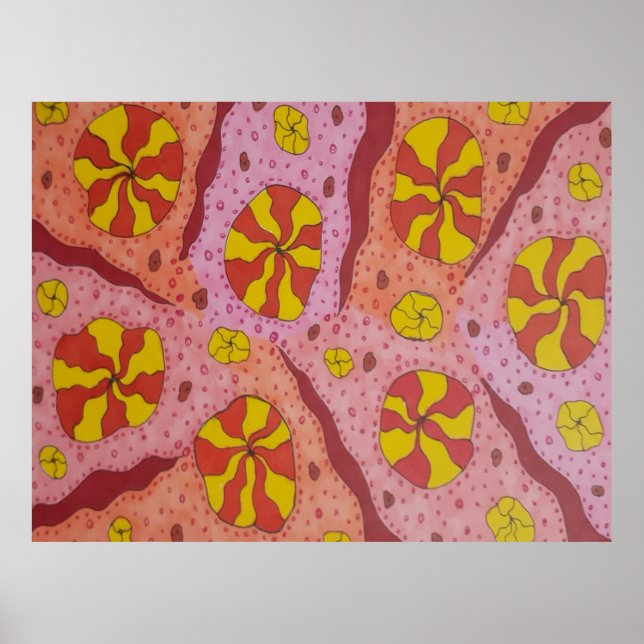 Pink Cosmic Candies  Poster (Front)