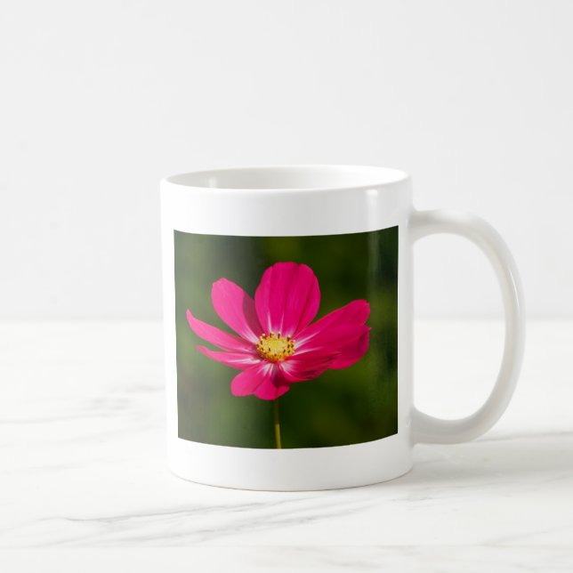 Pink Cosmos Coffee Mug (Right)