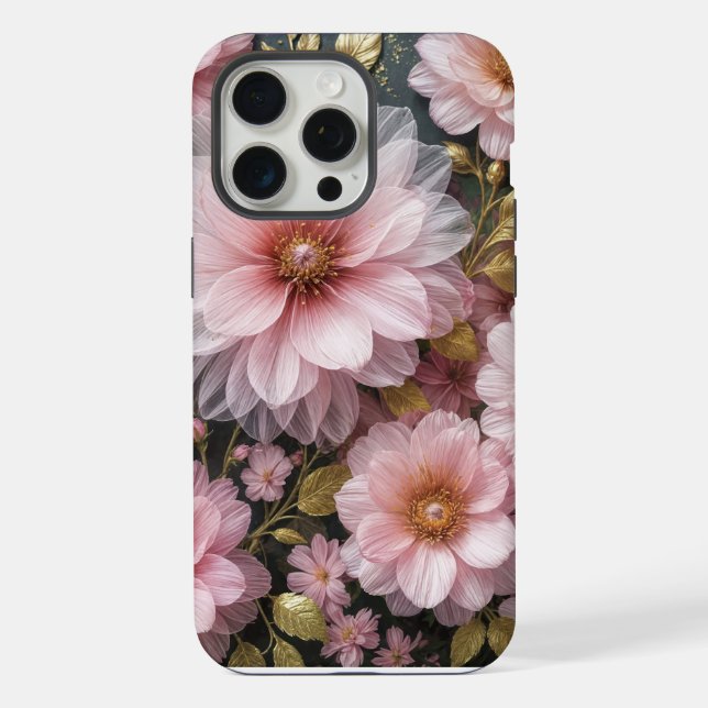 Pink Cosmos Collection iPhone Case (Back)