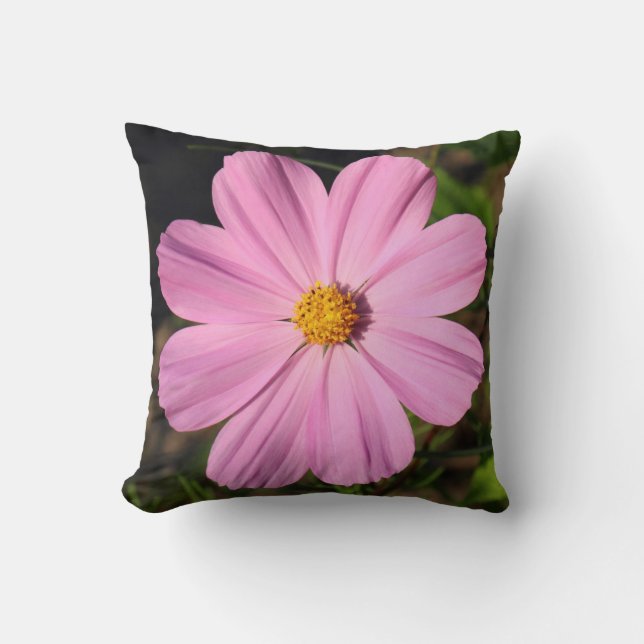 Pink Cosmos. Cushion (Front)