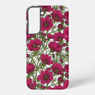 Pink Cosmos flowers Samsung Galaxy Case
