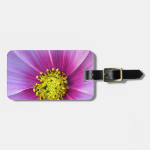 Pink Cosmos Luggage Tag