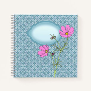 Pink Cosmos Scrapbook Journal