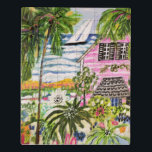 Pink Cottage by the Bay I Jigsaw Puzzle<br><div class="desc">Pink Cottage by the Bay I by Karen Fields</div>