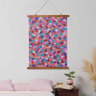 Pink Cotton Candy Hanging Tapestry
