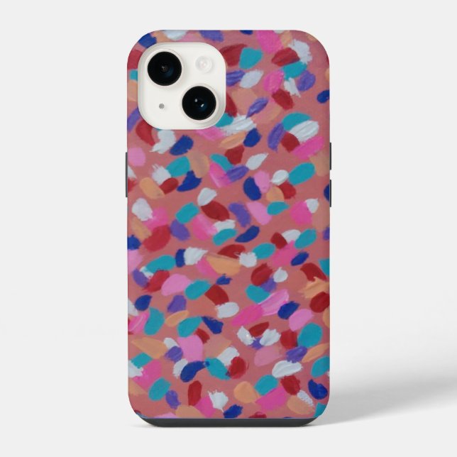 Pink Cotton Candy iPhone Case (Back)