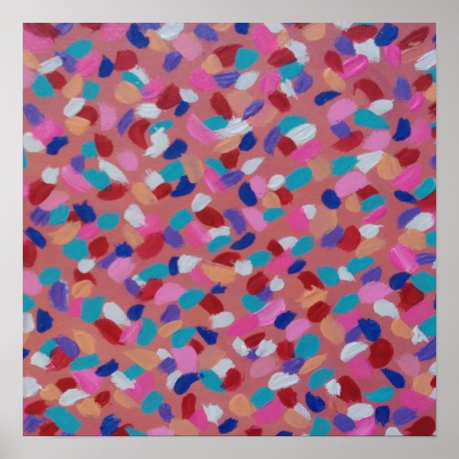 Pink Cotton Candy  Poster (Front)