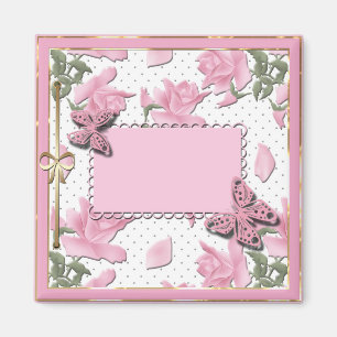 Pink cover magnet