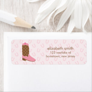 Pink Cowgirl Boot Western