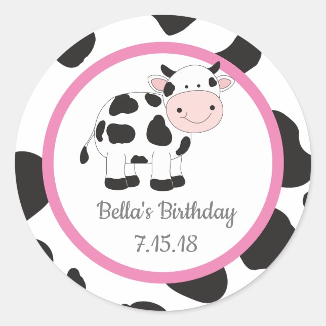 Pink Cowgirl Custom Stickers (Front)