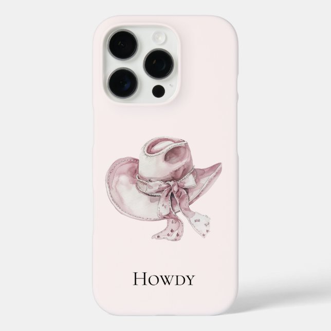 Pink Cowgirl Hat   Case-Mate iPhone Case (Back)