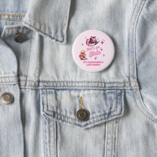 Pink Cowgirl Nashville Let's Go Girls Bachelorette 6 Cm Round Badge