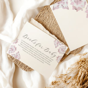 Pink Cowhide Diaper Raffle Card