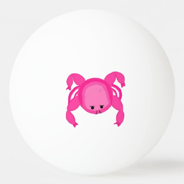 Pink Crab Ping Pong Ball (Back)