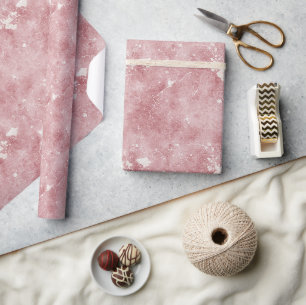 Pink Crackle Birthday Wrapping Paper