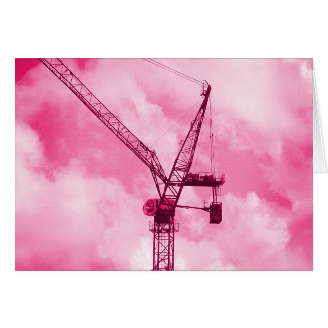 Pink Crane (Front Horizontal)