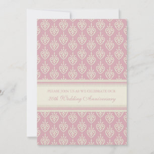 Pink Cream 20th Anniversary Party Invitation