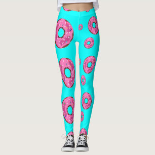 Pink cream donuts leggings
