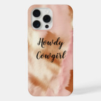 Pink Cream Tan Southwest Cowgirl Cowhide
