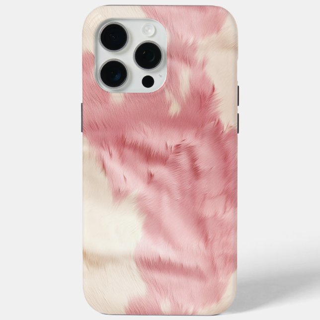 Pink Cream White Animal Case-Mate iPhone Case (Back)