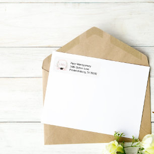 Pink Crest Coquette Monogram Graduation