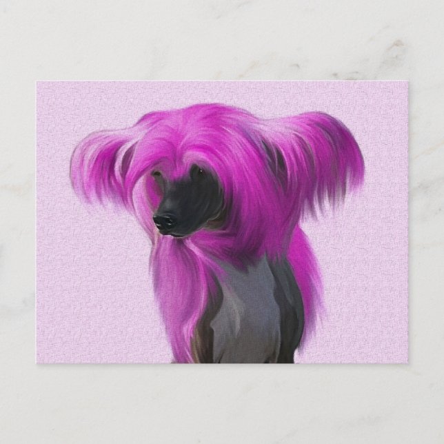 Pink Crestie Postcard (Front)