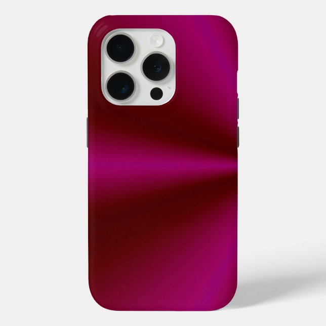Pink Crimson Red Rainbow Case-Mate iPhone Case (Back)