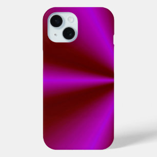 Pink Crimson Red Rainbow iPhone 15 Case