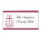 Pink Cross Bible Label