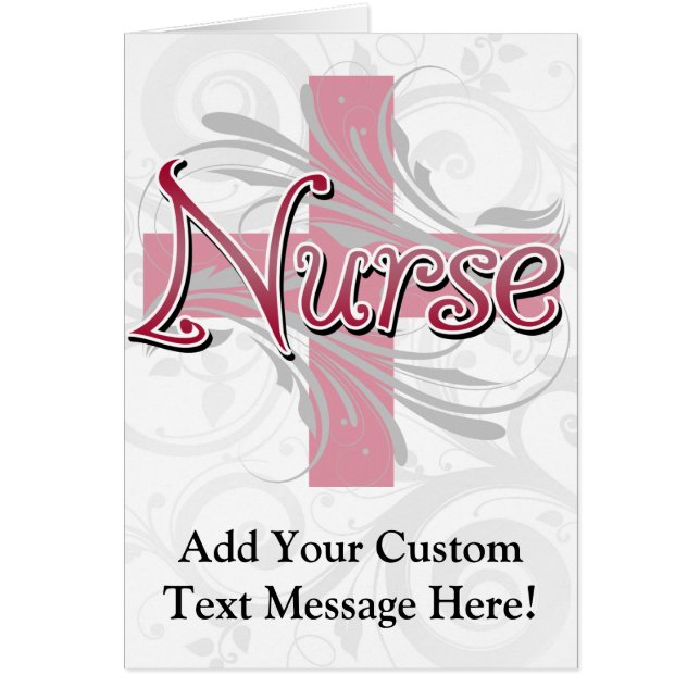 Pink Cross/Swirl Nurse (Front)