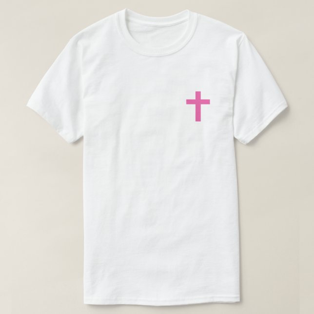 Pink Cross T-Shirt (Design Front)