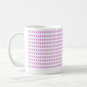 Pink crosses mug