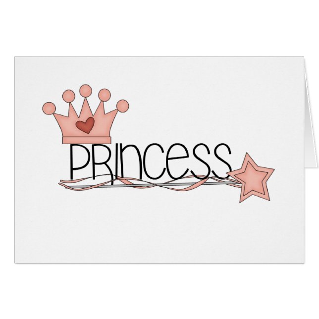 Pink Crown and Wand Princess (Front Horizontal)