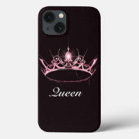 Pink crown Case-Mate iPhone Case