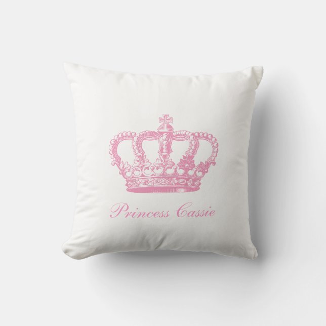 Pink Crown Cushion (Front)