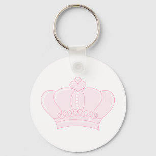 Pink Crown Key Ring