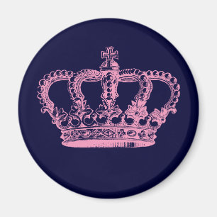 Pink Crown Magnet