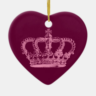 Pink Crown Ornament