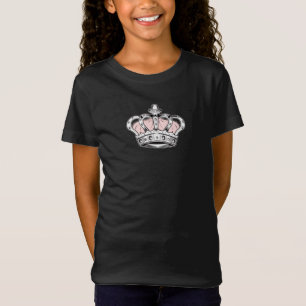 Pink Crown Queen Royal Glam Girly Aesthetic T-Shirt