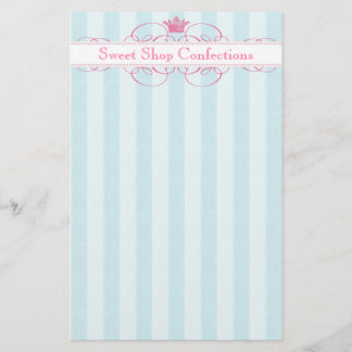 Pink Crown Sweet Shop Flyer