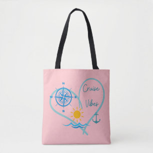 Pink Cruise Vibes Tote Bag