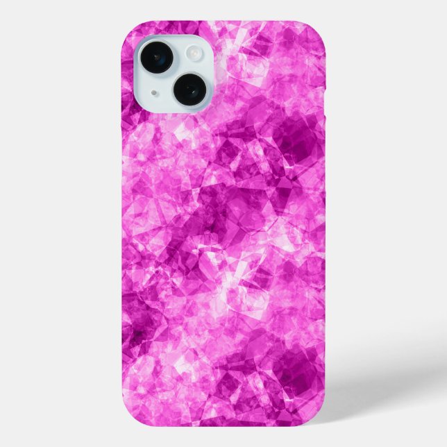 Pink Crumpled Texture Case-Mate iPhone Case (Back)