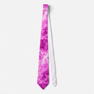 Pink Crumpled Texture Tie