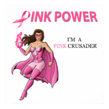 Pink Crusader Breast Cancer Awareness Poster 2