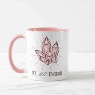 Pink Crystal Stones Mug