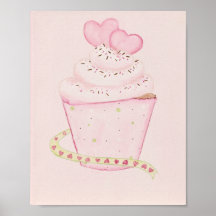Pink Cupcake 8 x 10 print